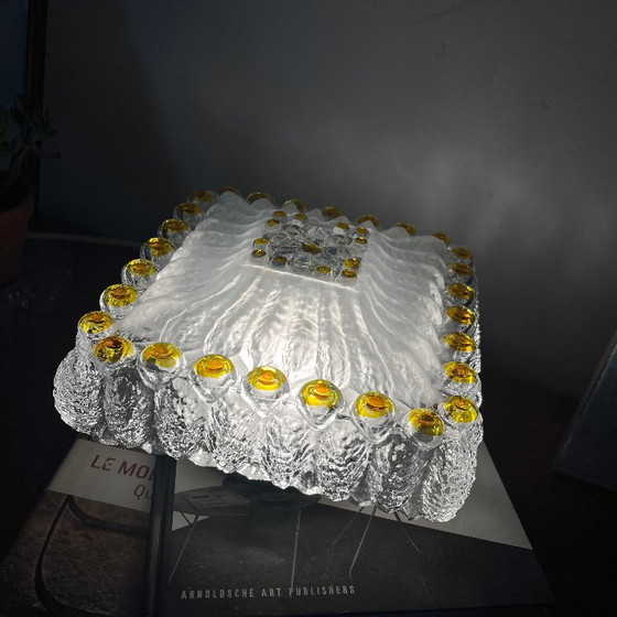 Square Glass Wall or Ceiling Light Type Murano or Limburg – Glashütte Limburg, Wall lights, Murano Glass (photo 2 of 9)