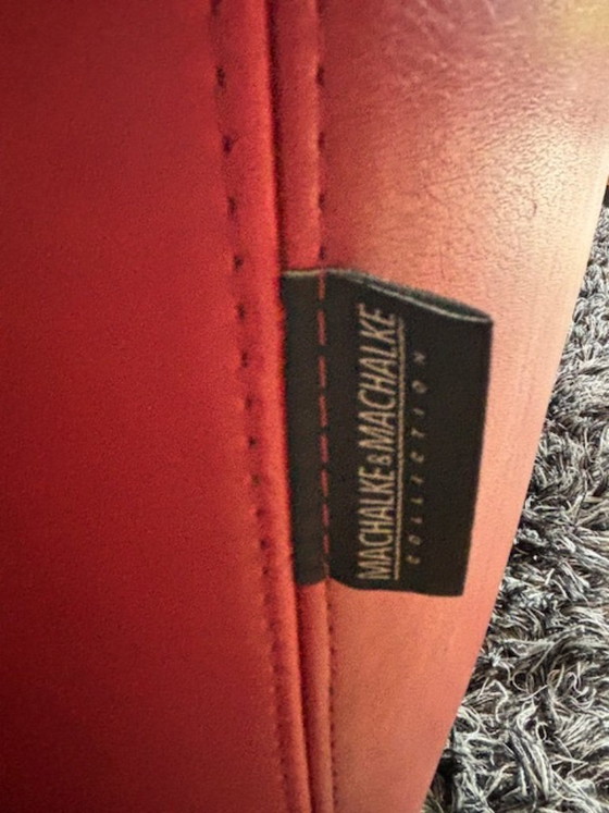 Image 1 of Fauteuils Machalke & Machalke (2) en cuir rouge