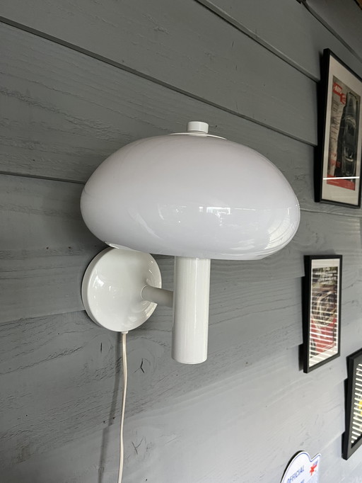 Vintage space age mushroom wall light by Massive