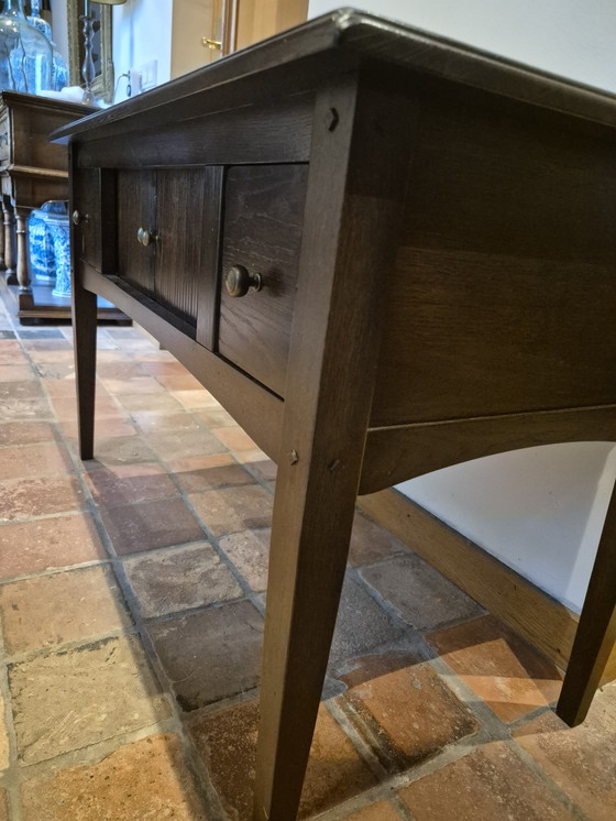 Image 1 of Klassieke console tafel, sidetable,  tv meubel, vol hout