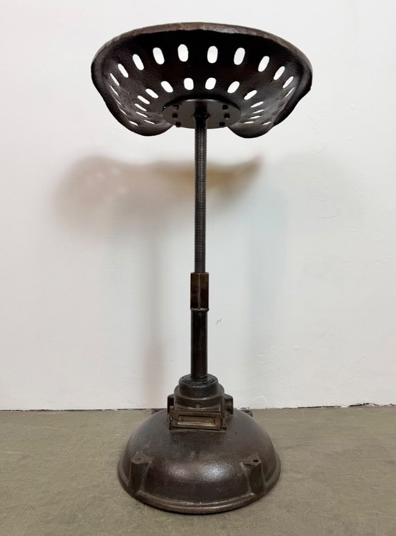 Image 1 of Vintage Industrial Swivel Chair, 1950s
