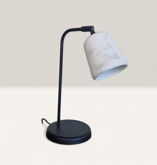 Material New Works Lamp- Design Noergaard & Kechayas- Marble/Steel 