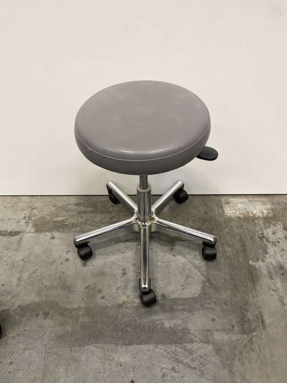 Image 1 of Kruk op wielen - Grijs - 2 pièces