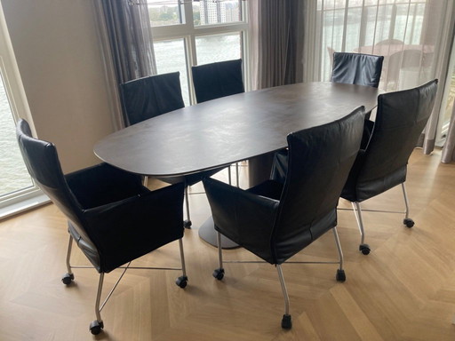 6 x Montis Charly fauteuils 