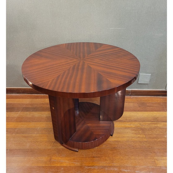 Image 1 of Vintage Art Deco mahogany coffee table, France 1930
