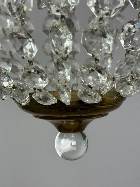Lustre décoratif en cristal “Strawberry” style Josef Frank, design Mid-Century, années 60 – Suspensions (photo 11 of 20)