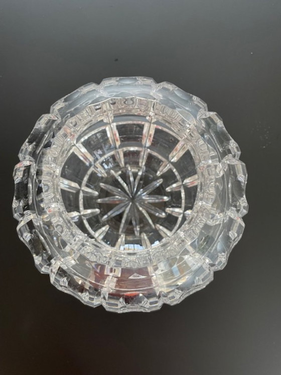 Image 1 of Cut crystal sphere vase