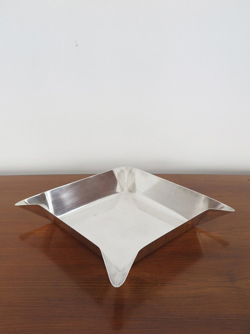 Centre de table en métal argenté de Lino Sabattini pour Collezioni Sabattini, années 70