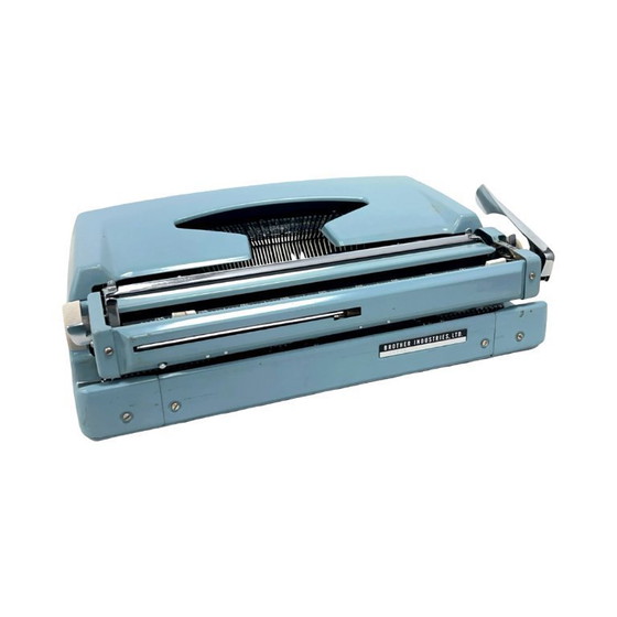 Image 1 of Brother De Luxe suitcase typewriter, Japan, 1970s.