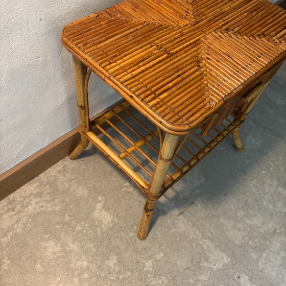 Image 1 of Comodino in rattan