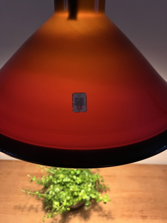 Image 1 of Holmegaard P&T Pendelleuchte - Michael Bang - Lampe aus mundgeblasenem Glas - Danish Design