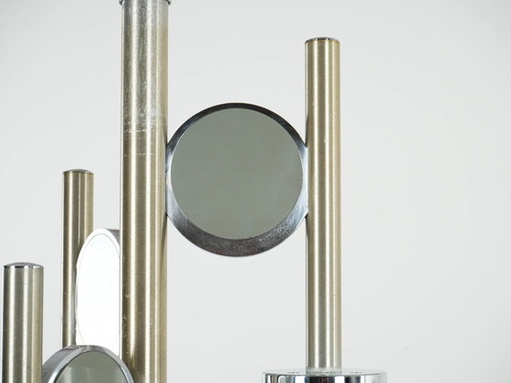 Image 1 of Kroonluchter uit het ruimtetijdperk, Muranoglas, jaren 70, gemaakt in Italië