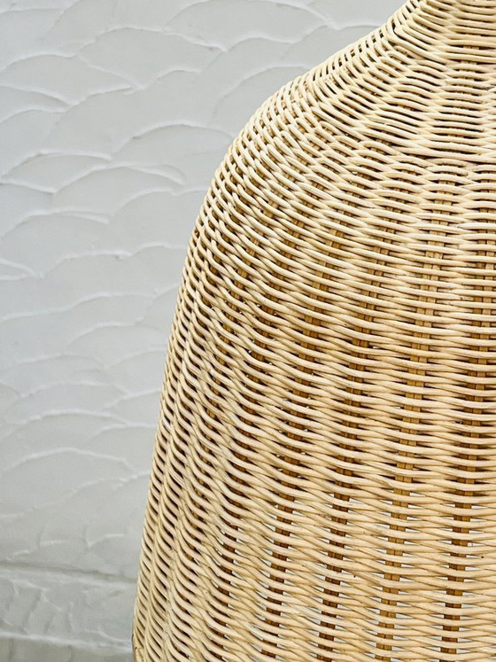 Vintage Ikea Wicker Pendant Light, Bohemian Chic Style – Pendant lamps, Bamboo (photo 5 of 12)