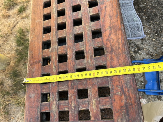 Vintage houten bootluik of toegangsluik – Wanddecoratie, Wood (photo 4 of 5)