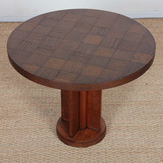 Image 1 of Vintage oak coffee table from the 1950s