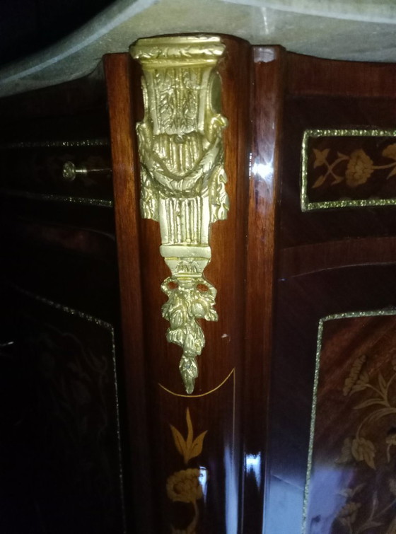 Image 1 of A magnificent marquetry commode - Napoleon III style