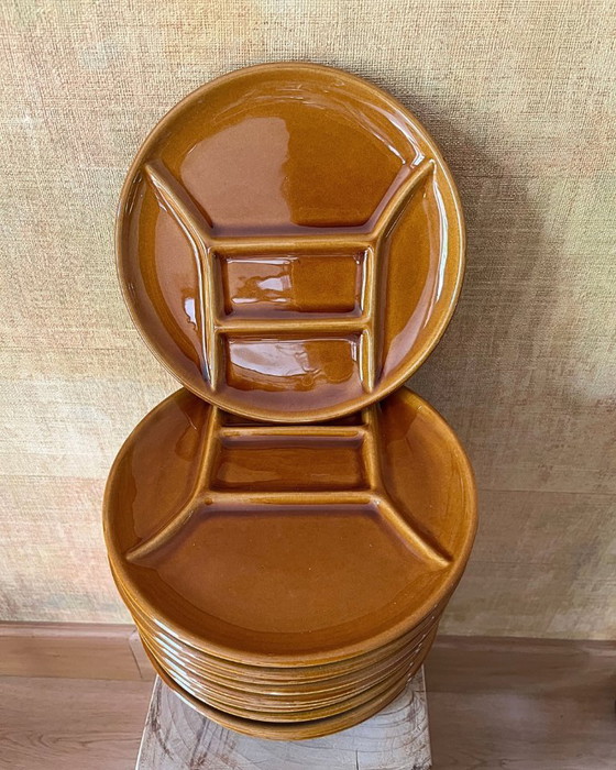 Image 1 of 12 Vintage Staub Fondueborden