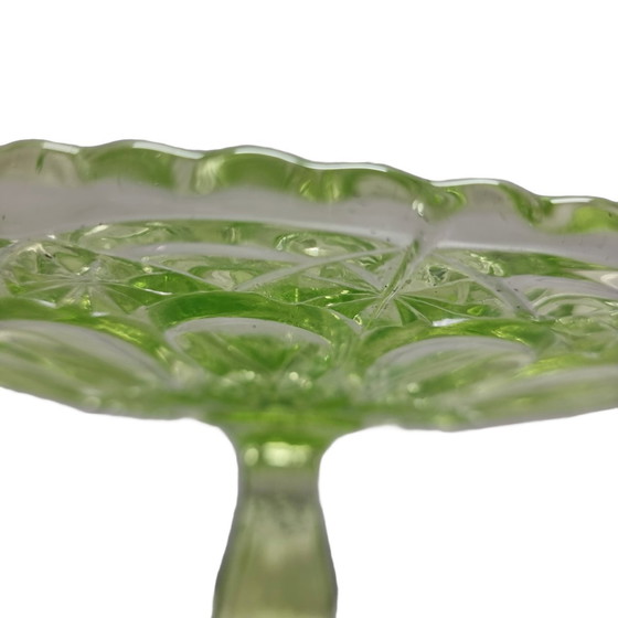 Image 1 of Alzata per torta vintage in uranio