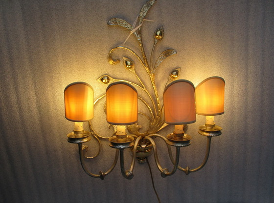 Image 1 of Lampada da parete monumentale Hans Möller, 1960 Hans Möller, fatta a mano, Germania