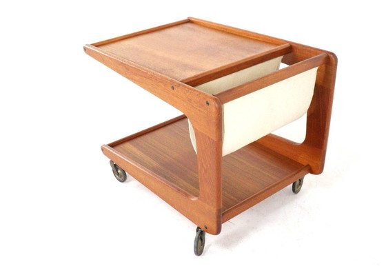 Image 1 of Carrello Sika mobler con portariviste vintage danese
