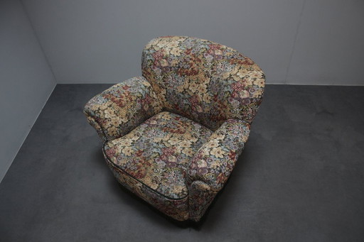 Fauteuil club design, années 1940.