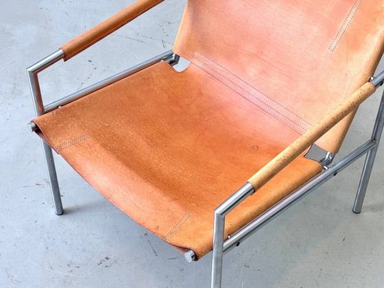 SZ02 fauteuil van Martin Visser voor 't Spectrum, Nederland, jaren 60 – Leather (photo 10 of 15)