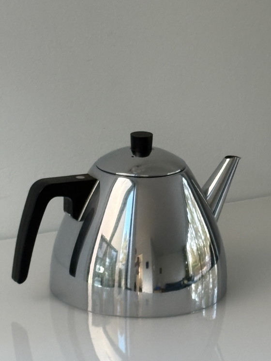 Image 1 of Vintage 60’s RVS theepot, merk Daalderop