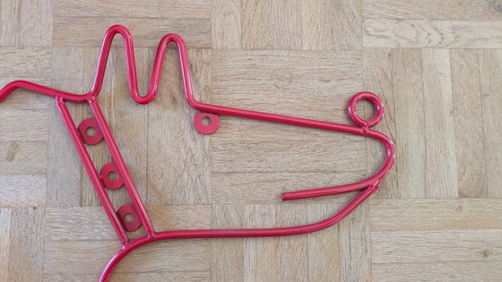 Appendiabiti Vintage Ikea Cane Rosso Ehlen Johansson – Metal (photo 2 of 5)