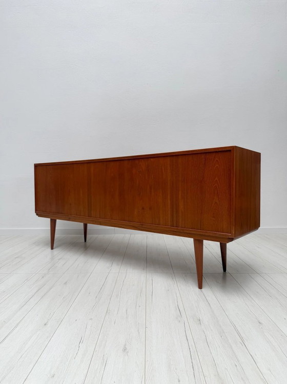 Image 1 of Vintage Gunni Omann Model 18 Teak Sideboard for Omann Jun, Danish Mid-Century Modern, 1960s