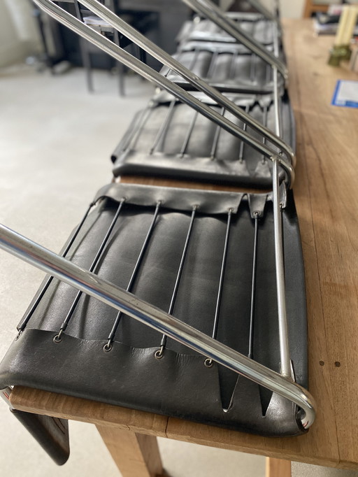 4 sedie da pranzo 'Biscia' Pascal Mourgue Steiner anni '60