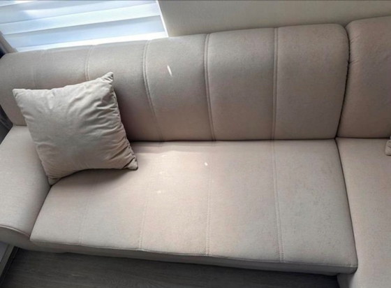 Image 1 of Beige corner sofa bxdxh 239x152x75 cm