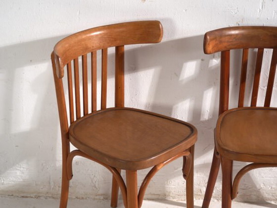 Set aus vier antiken Stühlen im Thonet-Stil aus Bugholz – Mitteleuropa, circa 1930 #4 – Esszimmerstühle (photo 37 of 40)
