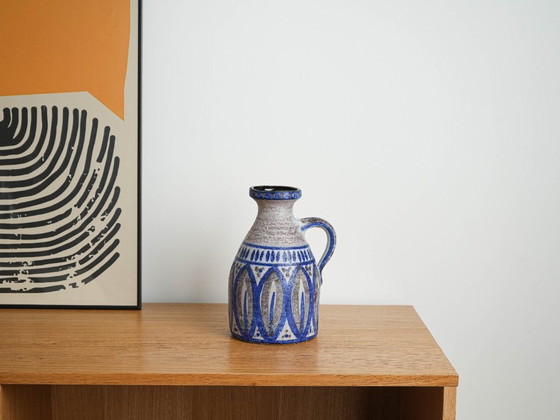 Image 1 of Ceramic vase with a handle, Danish design, 1960s, made in Denmark