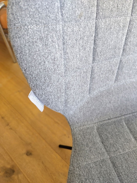 Zuiver OMG chairs grey, Dining chairs, Metal, Textile, Black (photo 6 of 7)