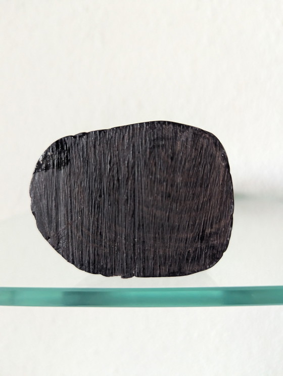 Image 1 of African Woman(Man). Tribal Head Marcari Ebony carved Wood