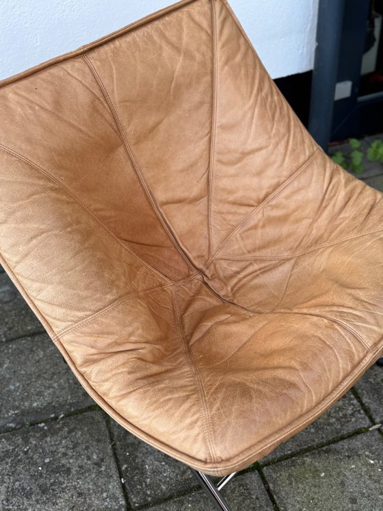 Image 1 of Chaise en Cuir Molinari par Teun van Zanten