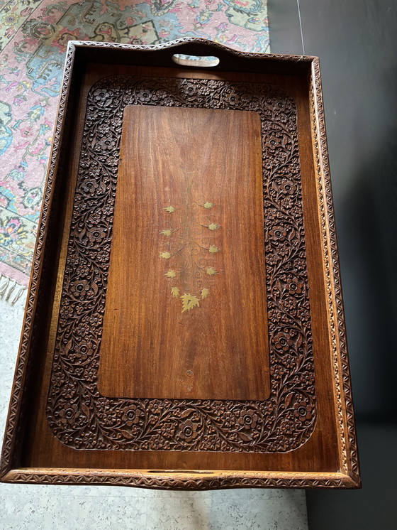 Image 1 of Anglo Indische bijzet tafel inklapbaar 