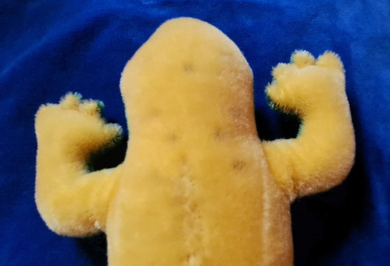 Originele Steiff kikker, circa 1965, in uitstekende staat. – Decoratieve objecten, Textile (photo 5 of 12)