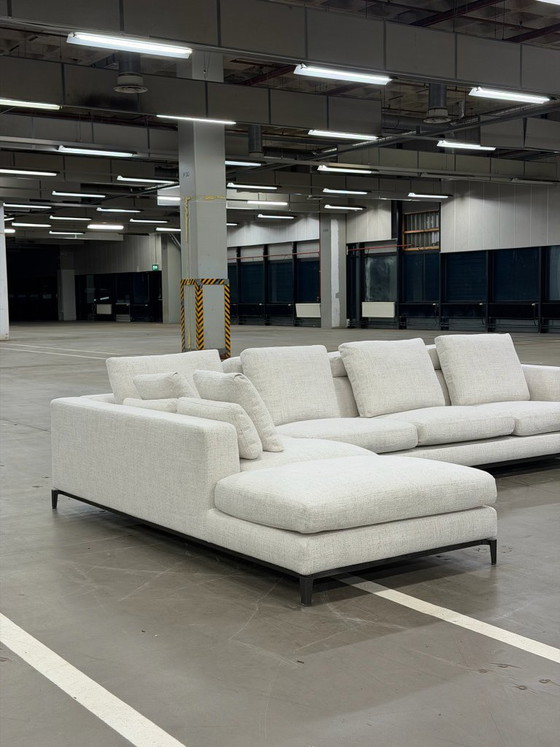 Minotti Andersen Canapé d'angle, Canapés d'angle, Textile, Crème (photo 11 sur 17)