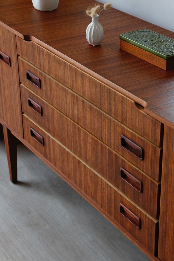 Image 1 of Vintage Teak Sideboard by Beautility | 1960s Design, Restored