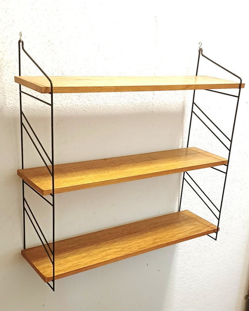 Fifties wall rack with three shelves