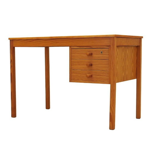 Dennenhouten bureau, Deens ontwerp, jaren 1970, productie: Denemarken