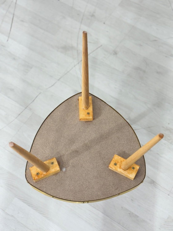 Image 1 of Tavolo a forma di rene, portavasi, tavolino laterale, contenitore in stile moderno di metà secolo