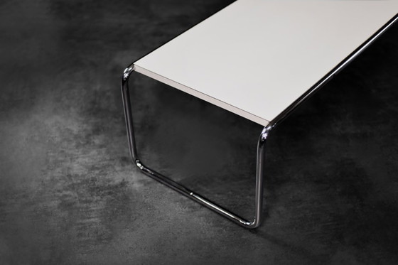 Image 1 of Niedriger Couchtisch der italienischen Mid Century Moderne Laccio Kiga von Marcel Breuer für Gavina, 1960er Jahre