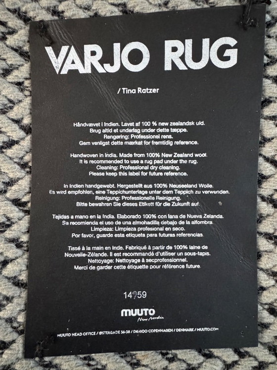 Image 1 of Muuto Ply rug 200x300 dark grey – wool – design