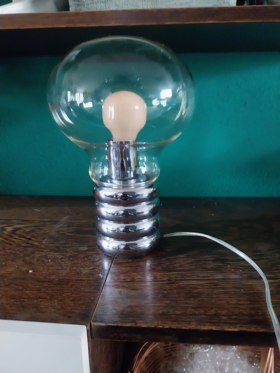 Image 1 of 1 X Ingo Maurer Bulb Lamp 1960's 30Cm High