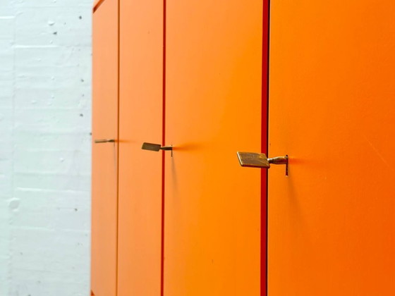 Image 1 of Buffet rétro orange vif, années 1960