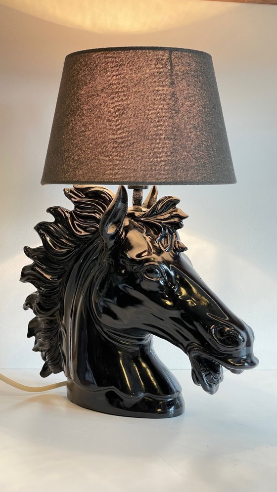 Image 1 of 80s horse lamp by Codico Strasbourg