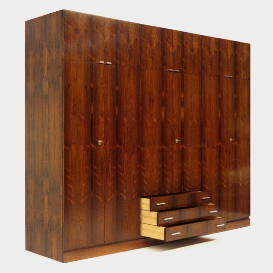 Image 1 of Grande armoire vintage XL en palissandre, années 1960
