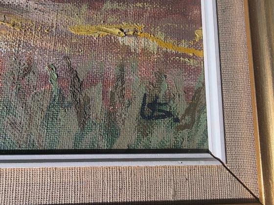 Vintage Oil Landscape Painting - Impasto Barn Scene – Paintings & Drawings, Canvas (photo 11 of 12)